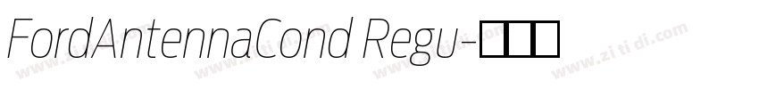 FordAntennaCond Regu字体转换